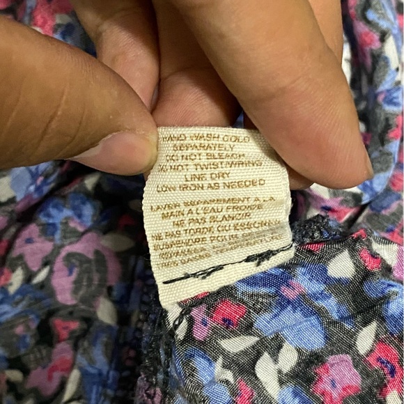 Free People Everyone We Know Sleeveless Tiered Skirt Mini Dress in Indigo Combo - Picture 3 of 5